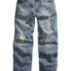 Tin Haul Men's Hoss Heavy Destruction Loose Fit Straight Leg Jeans 1 Tin Haul Men's Hoss Heavy Destruction Loose Fit Straight Leg Jeans -Cheap Cowboy Form Store 010H73 N9 P1