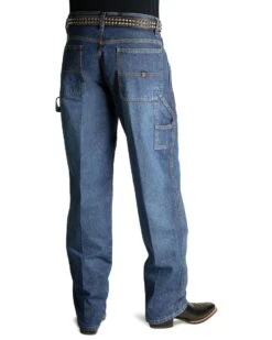 Cinch Men's Blue Vintage Label Utility Fit Tapered Loose Fit Jeans 6 Cinch Men's Blue Vintage Label Utility Fit Tapered Loose Fit Jeans -Cheap Cowboy Form Store 013530 L3 P1