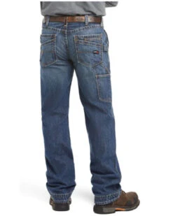 Ariat Men's FR M4 Relaxed Workhorse Relaxed Fit Bootcut Jeans -Cheap Cowboy Form Store 0862U6 7030 P2