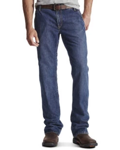 Ariat Men's FR M4 Relaxed Workhorse Relaxed Fit Bootcut Jeans -Cheap Cowboy Form Store 0862U6 N9 P2
