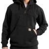Carhartt Men's Rain Defender Paxton Hooded Zip Mock Work Sweatshirt -Cheap Cowboy Form Store 086H67 89 D1