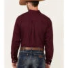 Cinch C‌inch Men's Solid Burgundy Button Long Sleeve Western Shirt -Cheap Cowboy Form Store 0926V9 74 P4