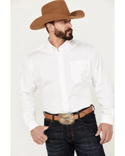 Cinch Men's Solid Long Sleeve Button-Down Western Shirt -Cheap Cowboy Form Store 1000018313 100 P1