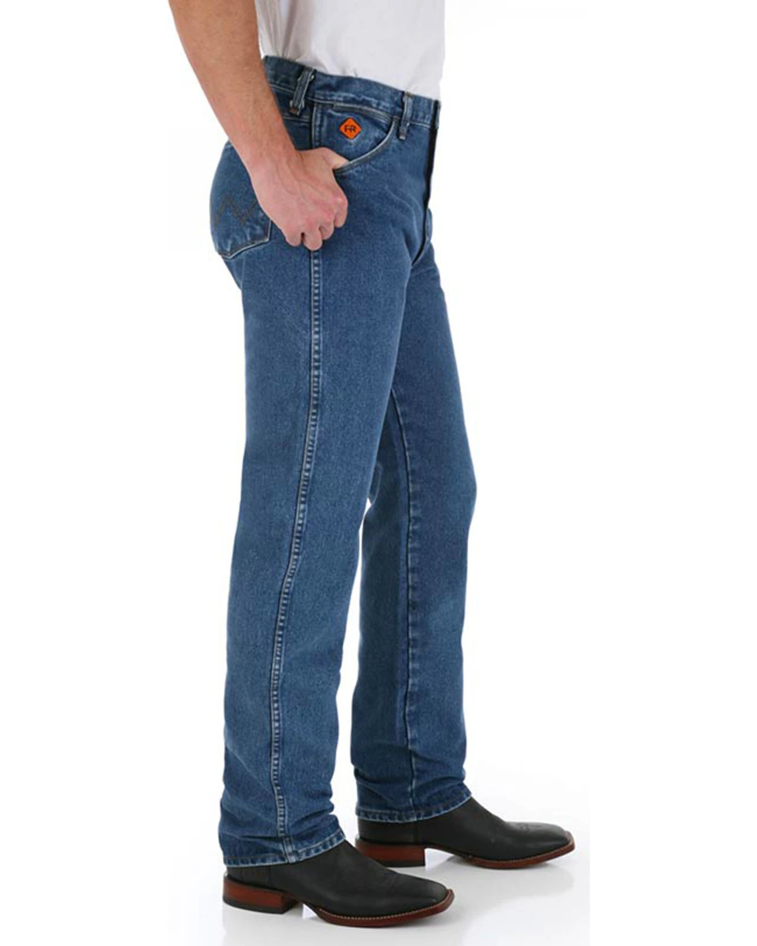 Wrangler Men's FR Classic Fit Straight Jeans 3 Wrangler Men's FR Classic Fit Straight Jeans