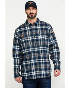 Hawx Men's FR Plaid Print Long Sleeve Woven Work Shirt - Big -Cheap Cowboy Form Store 2000284665 400 P1