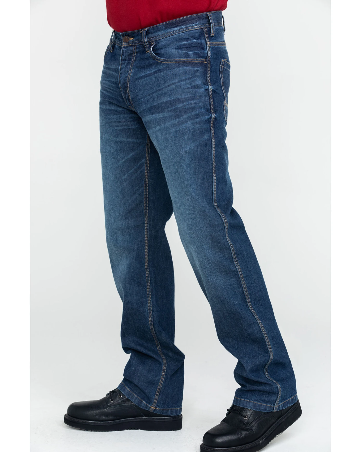 Wolverine Men's FR Dark Stretch Work Jeans 6 Wolverine Men's FR Dark Stretch Work Jeans - Image 4