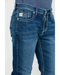 Cinch Men's Ian Medium Stone Wash Slim Boot Jeans -Cheap Cowboy Form Store 2000288366 402 P4