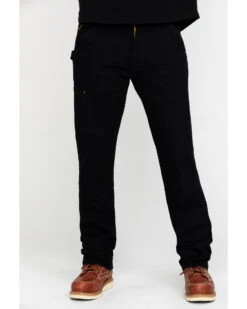 Ariat Men's Black Rebar M4 Made Tough Durastretch Double Front Straight Work Pants - Big -Cheap Cowboy Form Store 2000294364 001 P2