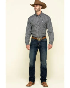 Cinch Men's Ian Rigid Dark Slim Bootcut Jeans -Cheap Cowboy Form Store 2000309167 402 P6