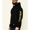 Ariat Men's Black/Lime Rebar Graphic Hooded Work Sweatshirt 2 Ariat Men's Black/Lime Rebar Graphic Hooded Work Sweatshirt -Cheap Cowboy Form Store 2000322151 001 P3