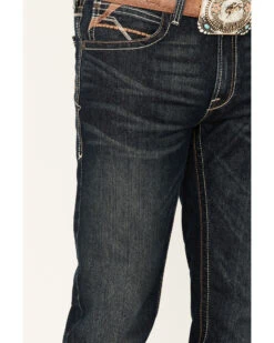Ariat Men's M4 Cobalt Dark Wash Stretch Relaxed Straight Jeans -Cheap Cowboy Form Store 2000341785 400 P2