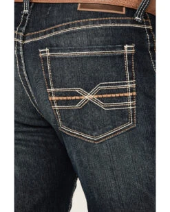 Ariat Men's M4 Cobalt Dark Wash Stretch Relaxed Straight Jeans -Cheap Cowboy Form Store 2000341785 400 P4