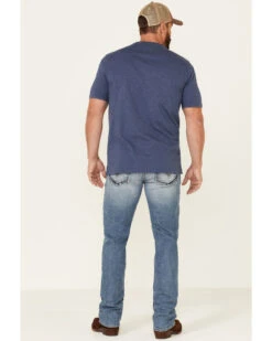 Moonshine Spirit Men's Grant Medium Wash Stretch Slim Straight Jeans -Cheap Cowboy Form Store 2000342634 400 P2