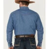 Blue Ranchwear Men's Long Sleeve Pearl Snap Heavy Western Denim Shirt -Cheap Cowboy Form Store 2000359400 450 P5