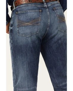 Wrangler 20X Men's Hanford Medium Wash Stretch Extreme Relaxed Straight Jeans -Cheap Cowboy Form Store 2000359712 414 P4