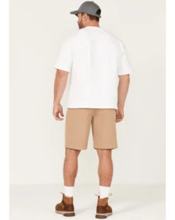 Ariat Men's Incense Khaki Stretch Tek Shorts -Cheap Cowboy Form Store 2000359849 250 P3