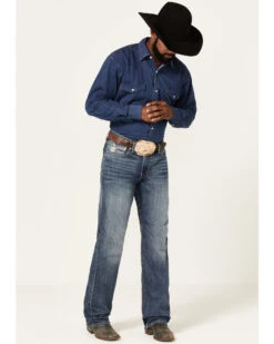 Cinch Men's Grant Medium Stonewash Broken Twill Performance Stretch Relaxed Bootcut Jeans 8 Cinch Men's Grant Medium Stonewash Broken Twill Performance Stretch Relaxed Bootcut Jeans -Cheap Cowboy Form Store 2000362748 402 P1