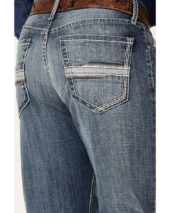 Cinch Men's Grant Medium Stonewash Broken Twill Performance Stretch Relaxed Bootcut Jeans 7 Cinch Men's Grant Medium Stonewash Broken Twill Performance Stretch Relaxed Bootcut Jeans -Cheap Cowboy Form Store 2000362748 402 P4