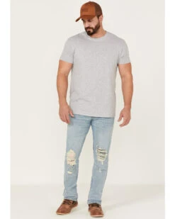 Wrangler X Fender Men's Greensboro Cowboy Rockstar Relic Distressed Regular Straight Jeans -Cheap Cowboy Form Store 2000363747 402 P1