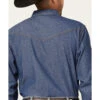 Blue Ranchwear Men's Medium Wash Long Sleeve Snap Western Denim Shirt 2 Blue Ranchwear Men's Medium Wash Long Sleeve Snap Western Denim Shirt -Cheap Cowboy Form Store 2000364891 420 P4