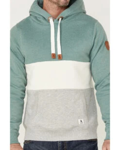 Wanakome Men's Colorblock Rivera Hooded Pullover Sweatshirt