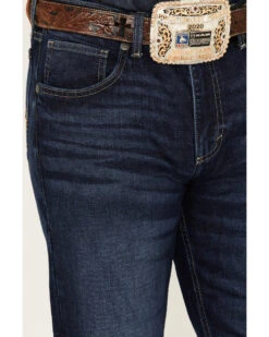 Wrangler 20X Men's Dawn Dark Wash Stretch Slim Straight Jeans - Long -Cheap Cowboy Form Store 2000366712 416 P2