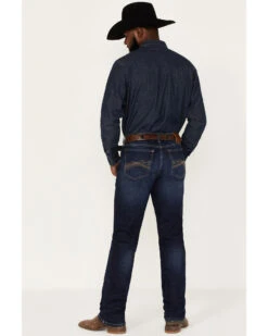 Wrangler 20X Men's Dawn Dark Wash Stretch Slim Straight Jeans - Long -Cheap Cowboy Form Store 2000366712 416 P3
