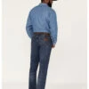 Wrangler Retro Green Men's Antique Dark Wash Stretch Slim Bootcut Jeans -Cheap Cowboy Form Store 2000366714 416 P3
