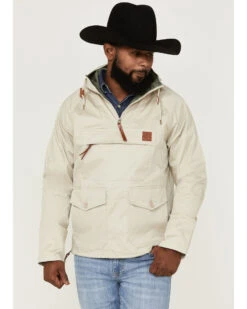 Kimes Ranch Men's Any-Day Sand 1/4 Zip Front Hooded Pullover -Cheap Cowboy Form Store 2000367382 295 P1