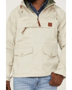 Kimes Ranch Men's Any-Day Sand 1/4 Zip Front Hooded Pullover -Cheap Cowboy Form Store 2000367382 295 P3