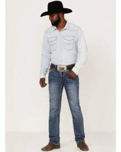 Hooey By Rock & Roll Denim Men's Revolver Medium Wash Reflex Stretch Slim Straight Jeans 8 Hooey By Rock & Roll Denim Men's Revolver Medium Wash Reflex Stretch Slim Straight Jeans -Cheap Cowboy Form Store 2000367639 203 P3