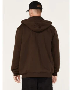 Hawx Men's Logo Quilted Hooded Zip Jacket -Cheap Cowboy Form Store 2000373731 200 P4