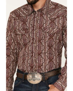 Moonshine Spirit Men's Sundays Best Paisley Stripe Snap Western Shirt 9 Moonshine Spirit Men's Sundays Best Paisley Stripe Snap Western Shirt -Cheap Cowboy Form Store 2000374112 220 P3