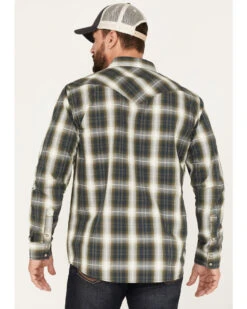 Moonshine Spirit Men's All Day Long Large Plaid Snap Western Shirt -Cheap Cowboy Form Store 2000374117 300 P4