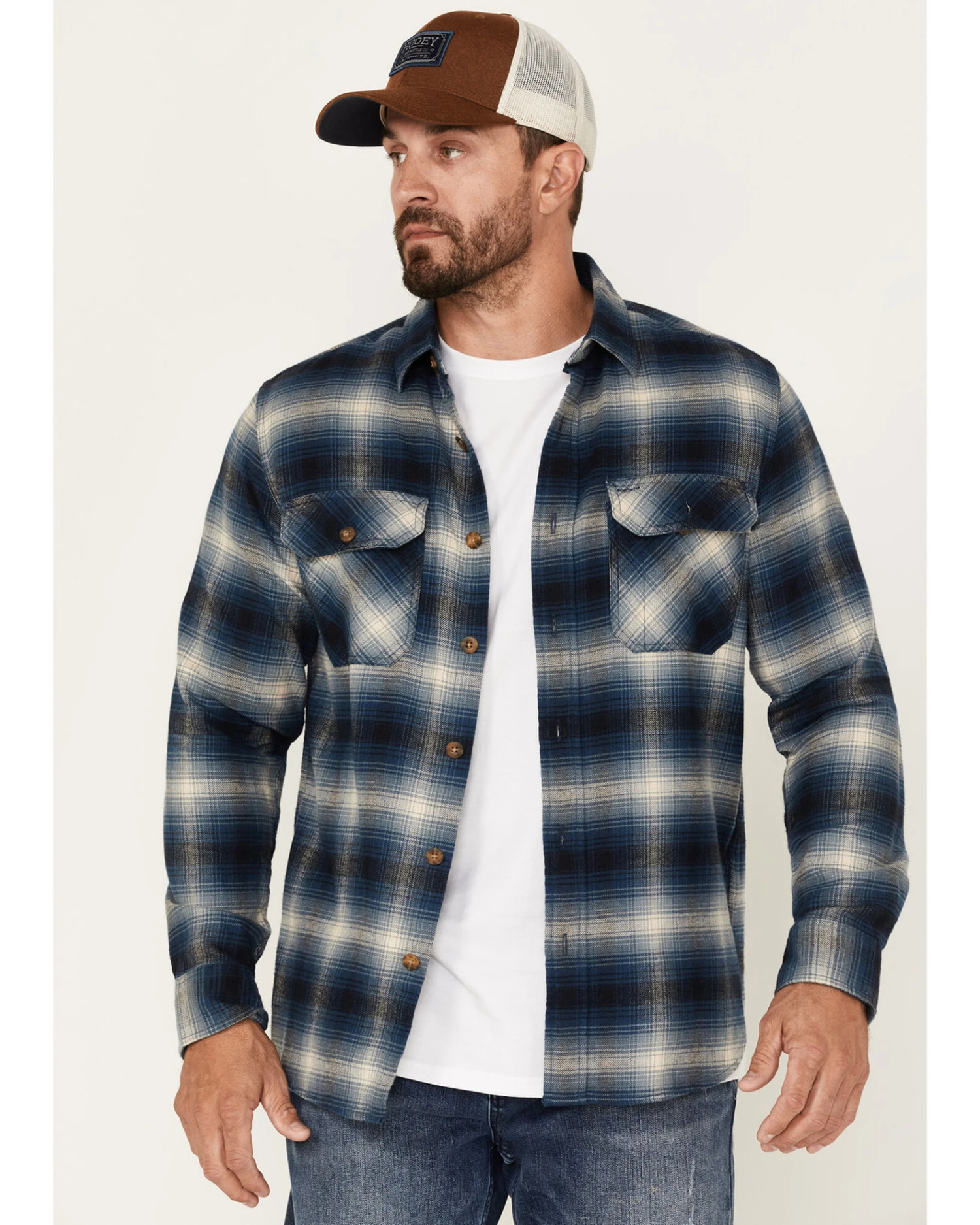 Pendleton Men's Burnside Plaid Button Down Western Flannel Shirt 4 Pendleton Men's Burnside Plaid Button Down Western Flannel Shirt - Image 2