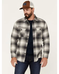 Pendleton Men's Burnside Large Plaid Button Down Western Flannel Shirt -Cheap Cowboy Form Store 2000374643 020 P1