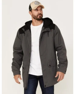 Brothers & Sons Men's Cruiser Waxed Canvas Hooded Jacket -Cheap Cowboy Form Store 2000374849 022 P1