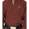 Cinch Men's Geo Print Long Sleeve Button-Down Western Shirt -Cheap Cowboy Form Store 2000375228 640 P3
