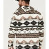 Powder River Outfitters Men's 1/4 Zip Southwestern Print Hooded Sweatshirt -Cheap Cowboy Form Store 2000376230 101 P4