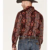 Rock & Roll Denim Men's Southwestern Stripe Stretch Long Sleeve Pearl Snap Shirt -Cheap Cowboy Form Store 2000376824 640 P4
