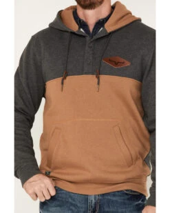 Kimes Ranch Men's Ogden 1/4 Button Hooded Pullover -Cheap Cowboy Form Store 2000377177 022 P3