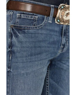 Cody James Men's Shootout Medium Wash Slim Straight Stretch Denim Jeans -Cheap Cowboy Form Store 2000381186 413 P2