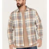 Brothers & Sons Men's Casual Plaid Print Long Sleeve Woven Shirt -Cheap Cowboy Form Store 2000382778 200 P1