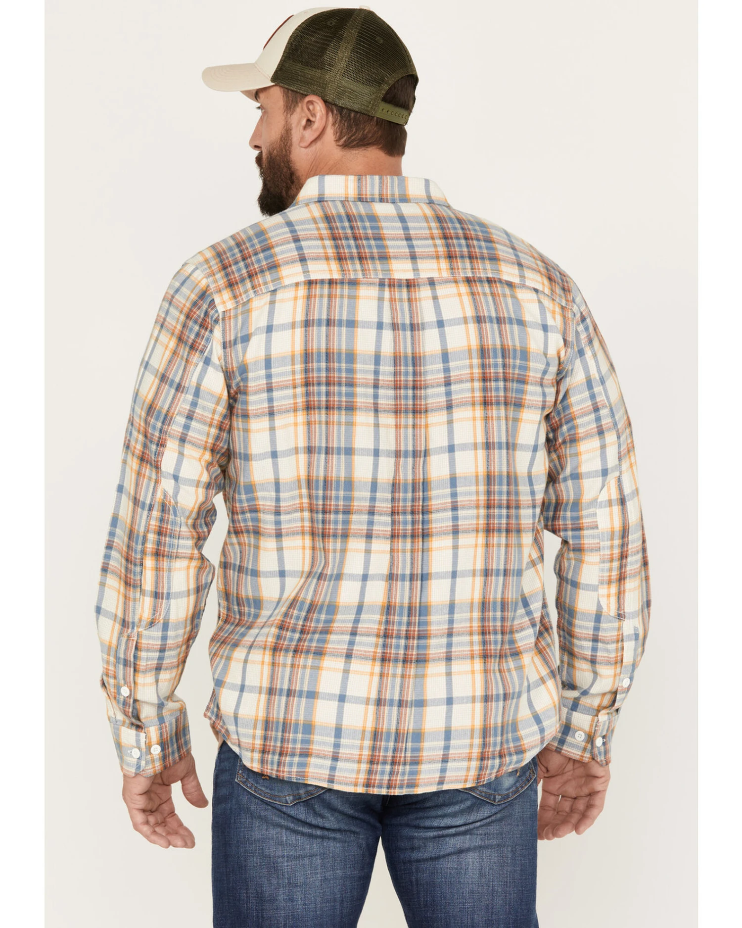 Brothers & Sons Men's Casual Plaid Print Long Sleeve Woven Shirt 6 Brothers & Sons Men's Casual Plaid Print Long Sleeve Woven Shirt - Image 4