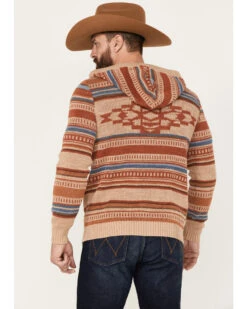 Pendleton Men's Medallion Striped Hooded Pullover -Cheap Cowboy Form Store 2000383572 280 P4