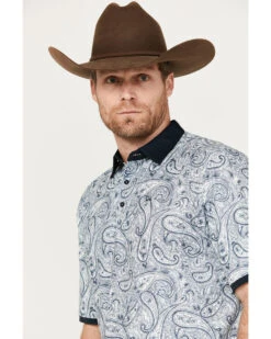 Cinch Men's ARENAFLEX Paisley Polo -Cheap Cowboy Form Store 2000384012 110 P2