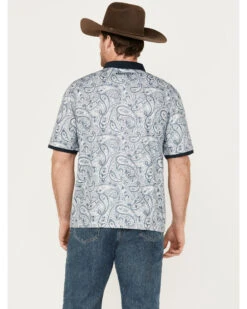 Cinch Men's ARENAFLEX Paisley Polo -Cheap Cowboy Form Store 2000384012 110 P4