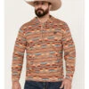 Rock & Roll Denim Men's Southwestern Print Hooded Sweatshirt -Cheap Cowboy Form Store 2000385202 280 P1
