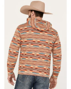 Rock & Roll Denim Men's Southwestern Print Hooded Sweatshirt -Cheap Cowboy Form Store 2000385202 280 P4