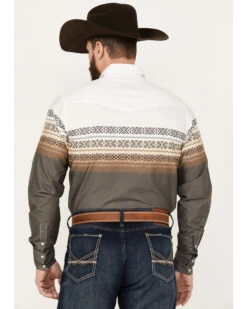 Roper Men's Vintage Border Long Sleeve Western Snap Shirt 9 Roper Men's Vintage Border Long Sleeve Western Snap Shirt -Cheap Cowboy Form Store 2000385758 020 P4